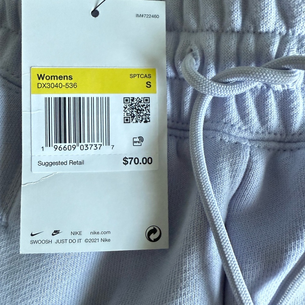 NWT! Nike Serena Williams Design Crew 3" Shorts 2 in 1 Womens Lavender Small - Picture 2 of 5